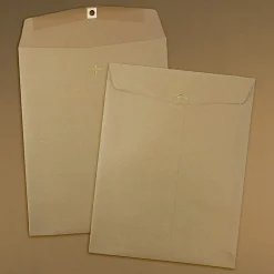 JAM Paper 10 x 13 Kraft Open End Catalog Envelopes with Clasp Closure, Brown Kraft Paper Bag, 25/Pack (563120854)