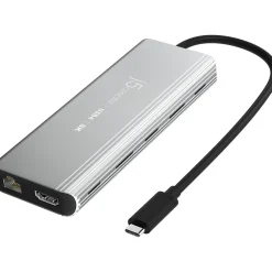 j5create 6-Port USB-C Hub, Space Gray (JCD403)