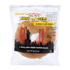 Just Bagel's Mini Plain Bagels, 2 oz., 60/Pack (74367200364)
