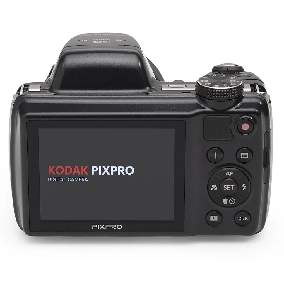 Kodak PIXPRO 16MP Digital Bridge Camera, 52x Optical Zoom, Black (AZ528-BK)
