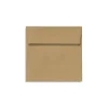 70 lb 4" x 4" Peel & Press Square Envelopes, Grocery Bag Brown, 50/Pack