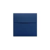 80 lb 5 3/4" x 5 3/4" Peel & Press Square Envelopes, Navy Blue, 50/Pack