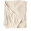 L.L.Bean Wicked Plush Throw, Antique White, Extra Large (0SAG301000)