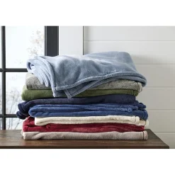 L.L.Bean Wicked Plush Throw, Antique White, Extra Large (0SAG301000)