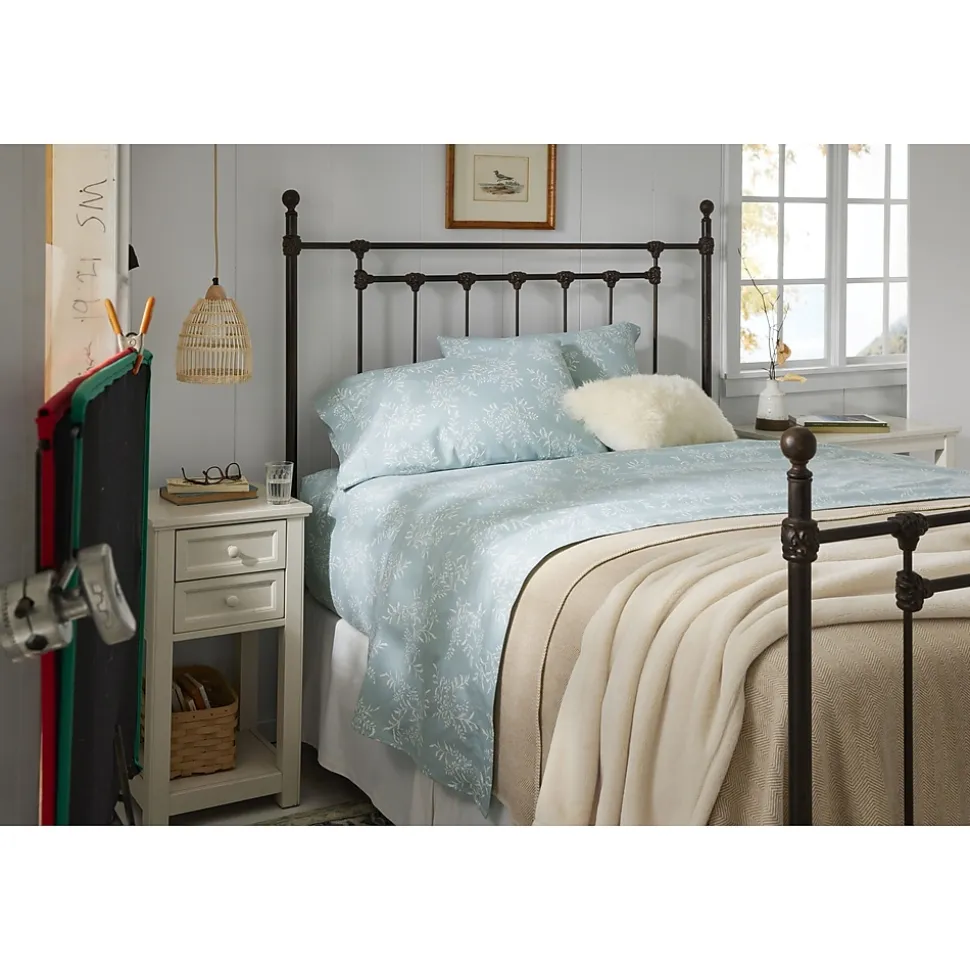 L.L.Bean Wicked Plush Throw, Antique White, Extra Large (0SAG301000)