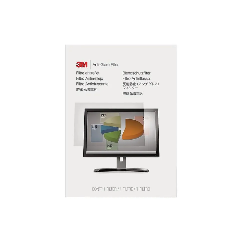3M™ Anti-Glare Filter for 19.5" Widescreen Monitor (16:9) (AG195W9B)