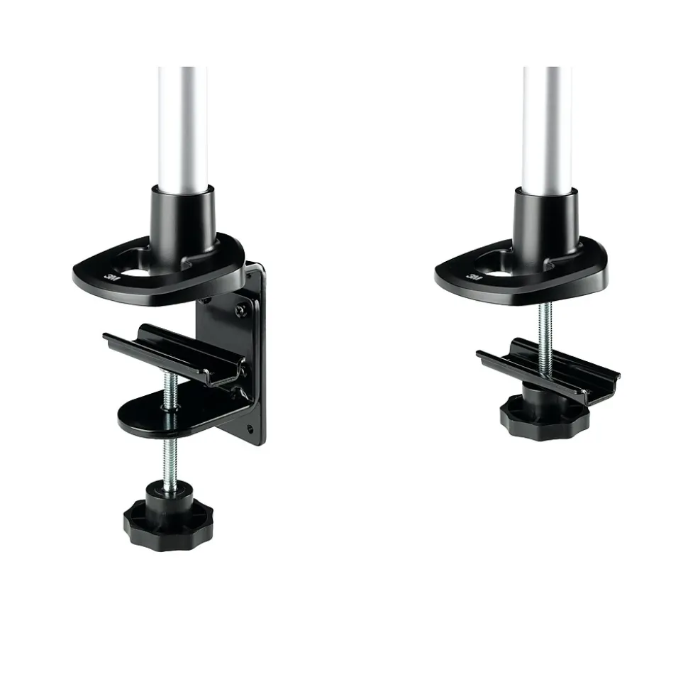 3M Dual-Swivel Monitor Arm, Up to 24" Monitor, Holds Up to 30 lbs., Black (MA140MB)