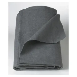 Medline Polyester/Cellulose Emergency Blankets,Gray, 80" L x 40" W, 10/Pack