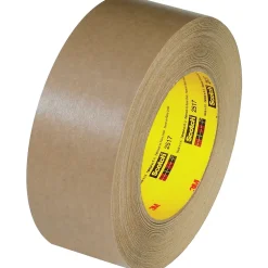 3M 2517 Flatback Tape, 6.5 Mil, 1 1/2" x 60 yds., Kraft, 12/Case (T946251712PK)