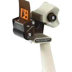 3M H-183 3" Packing Tape Dispenser, Gray/Silver (TD3MH183)