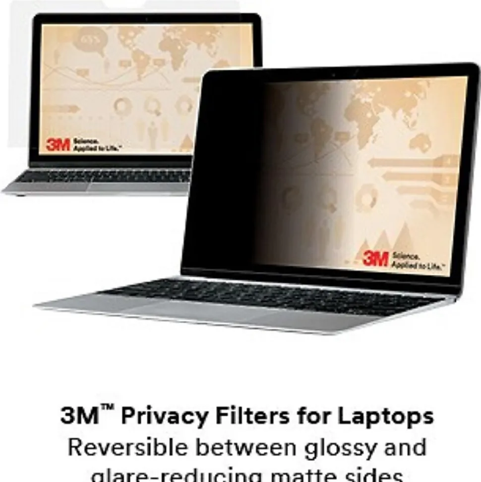 3M Privacy Filter for 14" Widescreen Laptop with COMPLY Attachment System, 16:9 Aspect Ratio (PF140W9B)