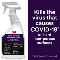 3M TG Quat All-Purpose Cleaners & Spray Disinfectant, Lemon Scent, 32 oz. (1027PC)