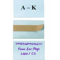 Unbranded Open Edge 3" x 5" Self Adhesive Label Holders, Clear (LH105) Discount