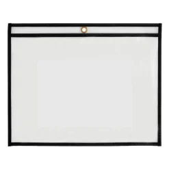 Partners Brand Stitched Job Ticket Holder, Black, 25/Carton (JTH117) Online