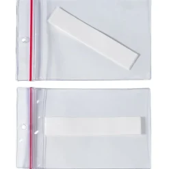 Partners Brand Superscan 3" x 5" Press-On Reclosable Vinyl Envelope, 25/Carton Best