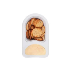 Philadelphia Bagel Chips & Cream Cheese Dip, Garden Vegetable, 2.5 oz., 5/Pack (62352)
