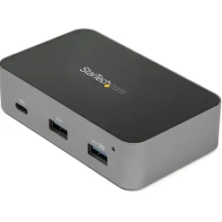 4-Port USB C Hub - USB 3.1 Gen 2 (10Gbps) - 3x USB-A & 1x USB-C - Powered - Universal Power Adapter Included (HB31C3A1CS)