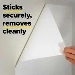 Post-it Easy Erase Plastic Adhesive Dry-Erase Whiteboard, 6' x 4' (FWS6X4)