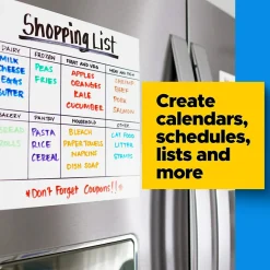 Post-it Easy Erase Plastic Adhesive Dry-Erase Whiteboard, 9.1