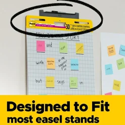 Post-it® Super Sticky Easel Pad, 25" x 30", White with Grid, 30 Sheets/Pad (560)
