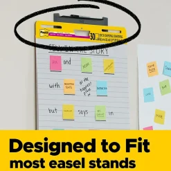 Post-it Super Sticky Notes, 25" x 30", Assorted Collection, Lined, 30 Sheet/Pad (561WLSS)