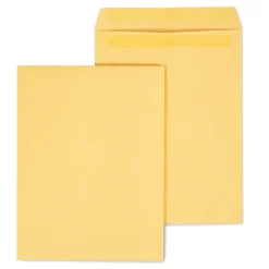 Staples Self Seal Kraft Catalog Envelopes, 9.5"L x 12.5"H, Brown, 100/Box (SPL381962)