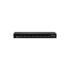 StarTech.com 8-Port USB to Serial Adapter Hub, USB to RS232 Port Adapter with Daisy Chain, Rackmount (ICUSB23208FD)