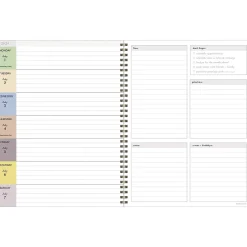 TF Publishing 2024-2025 White Lotus Series Positano Palms 8.5" x 11" Academic Weekly & Monthly Planner, Paperboard Cover Discount