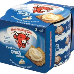 The Laughing Cow Creamy Creamy Swiss Cheese, 3/Pack (902-00065)