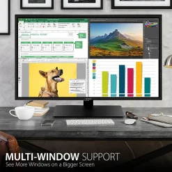 ViewSonic 43" 4K Ultra HD 60 Hz LED Monitor, Black (VX4381-4K)