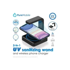 Vivitar PureMobile Wireless Charger for Most Smartphones, Black (V40061)