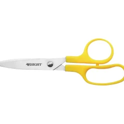 Westcott Kleencut 5" Stainless Steel Kid's Scissors, Pointed Tip, Assorted Colors (42515) Online