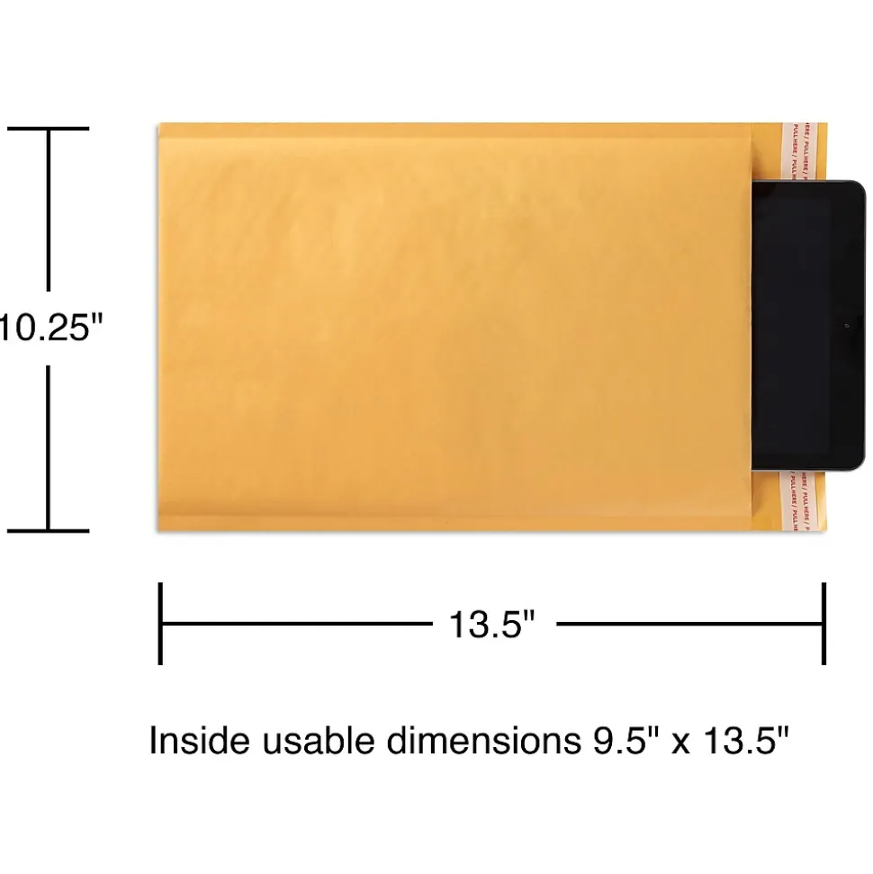 10.25" x 13.5" Self-Sealing Bubble Mailer, #4, 25/Carton (ST56648B)
