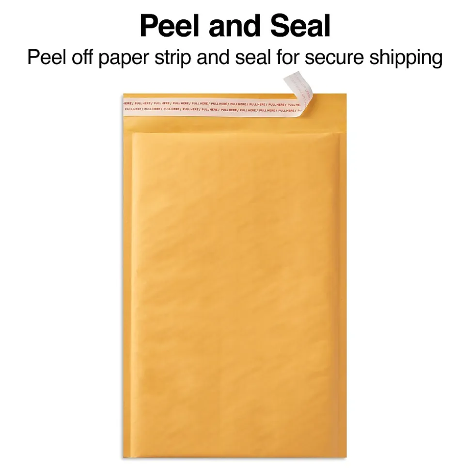10.25" x 13.5" Self-Sealing Bubble Mailer, #4, 25/Carton (ST56648B)