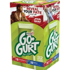 Yoplait Yogurt Go-Gurt Stawberry and Berry Yogurt, 32/Pack (902-00002)